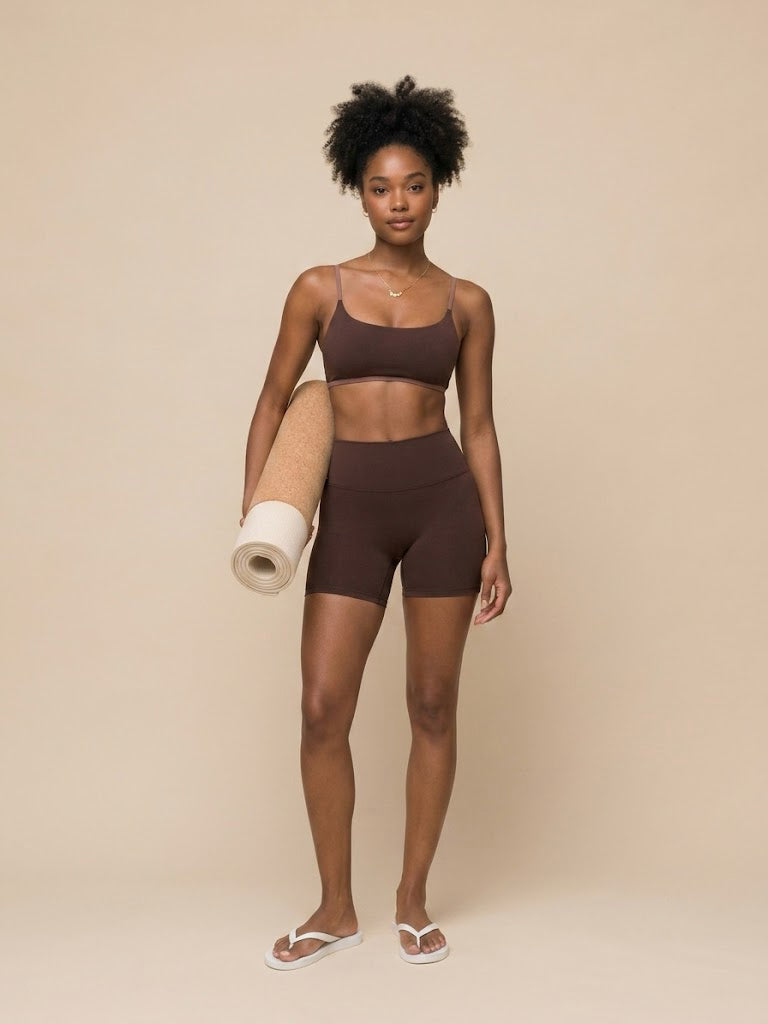 Adjustable Spaghetti Strap Sports Bra