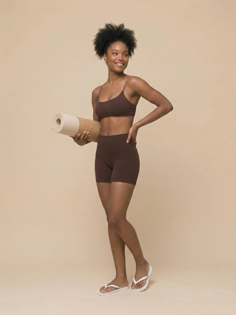 High-Waisted Biker Shorts