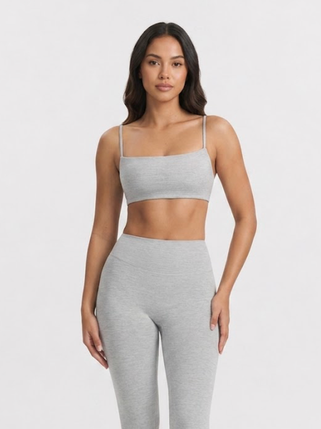 Dual-Strap Square Neck Sports Bra