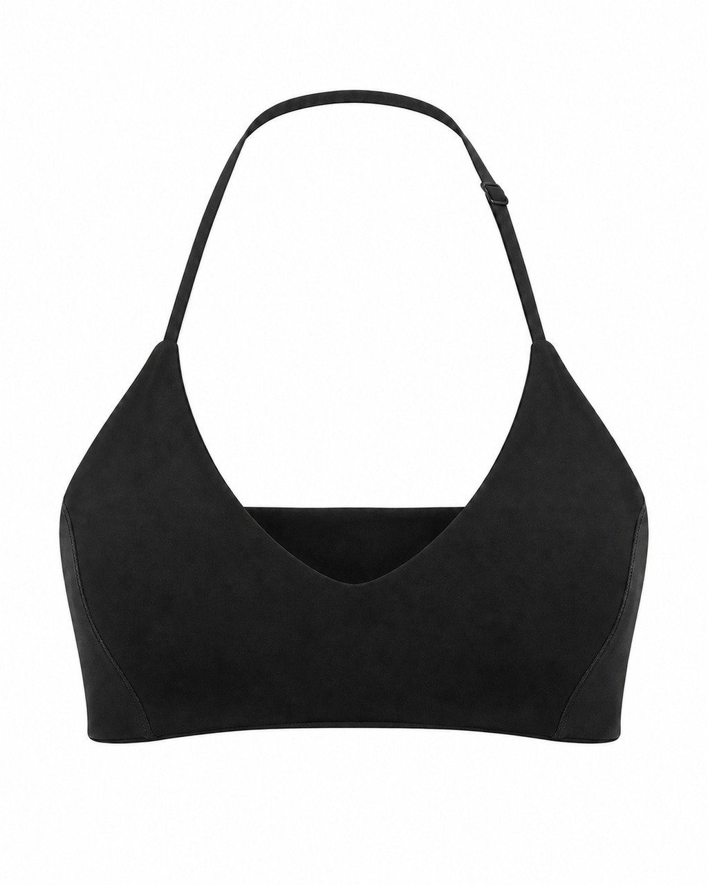 Black Sculpt Halter Sports Bra